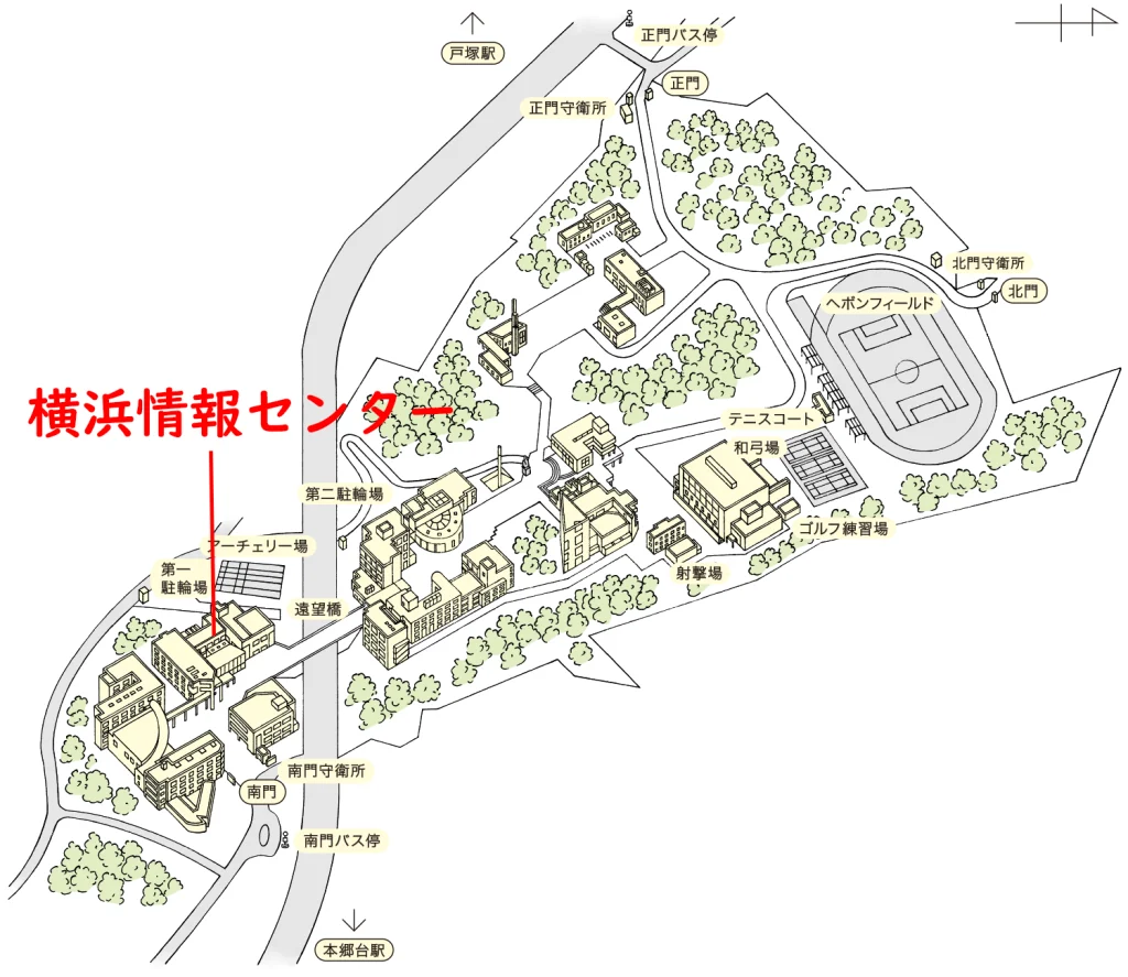 情報センター横浜：マップ